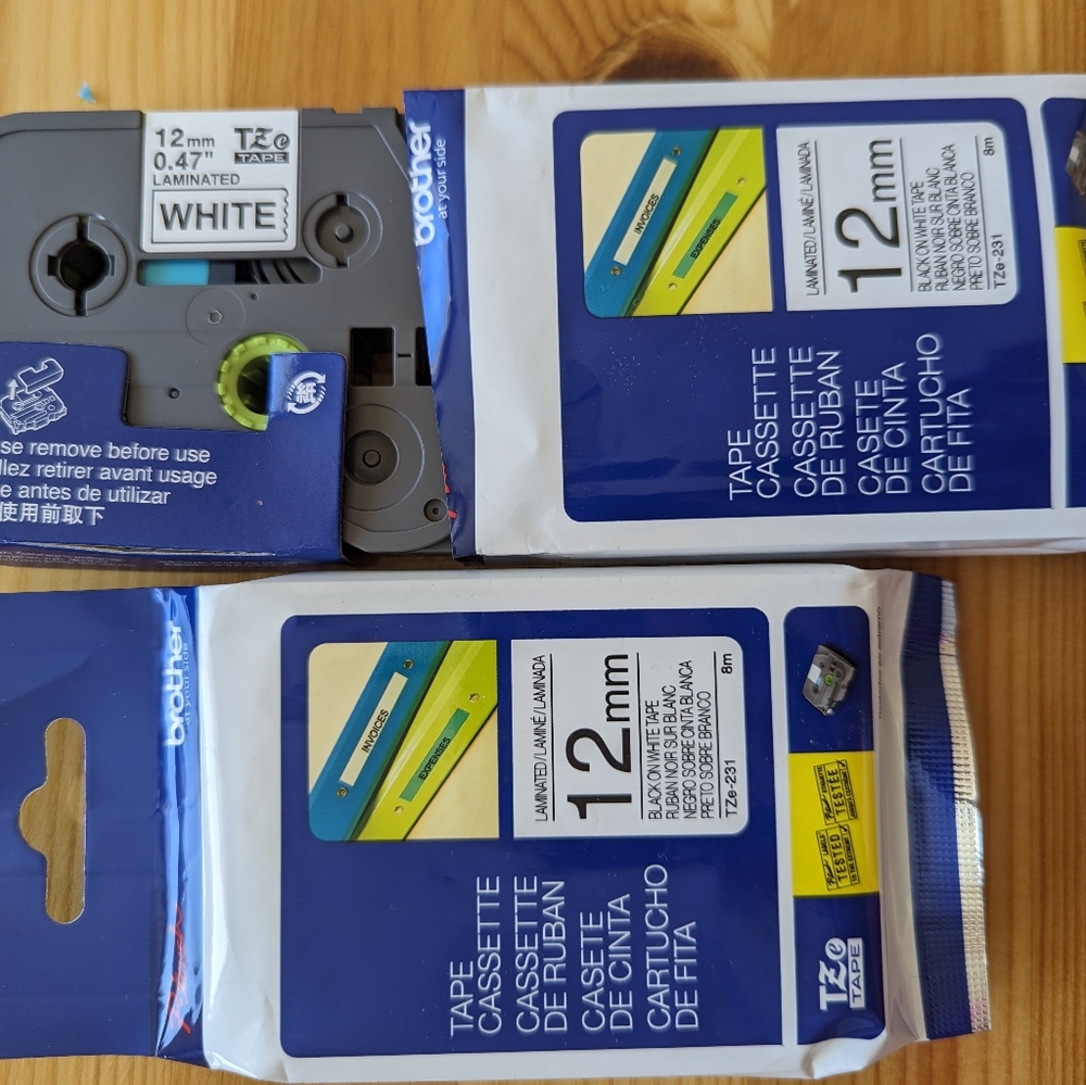 Brother tze 231 bundle of 2